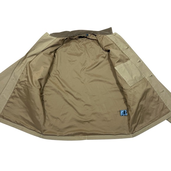 Uniqlo Utility Jacket Sz M Brown Corduroy Collar Classic Chore Coat Hunt 439578 - Picture 5 of 7